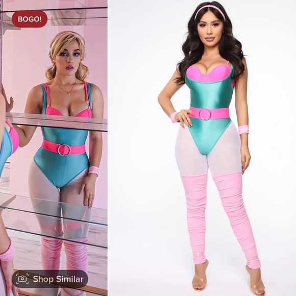 NWT - Workout Barbie Costume- I have two sizes XS/Small and Small/Medium đź’– - Picture 2 of 4